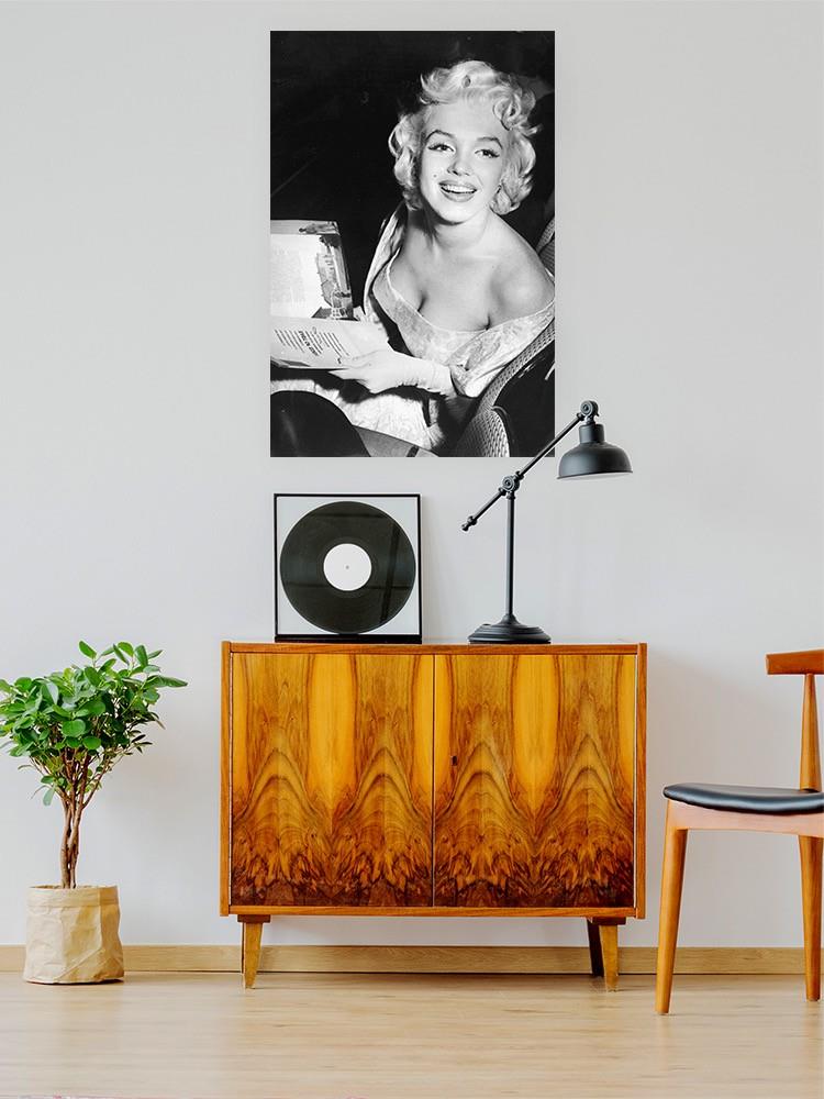 Marilyn Monroe Smiling At Camera Wall Art -Image by Shutterstock