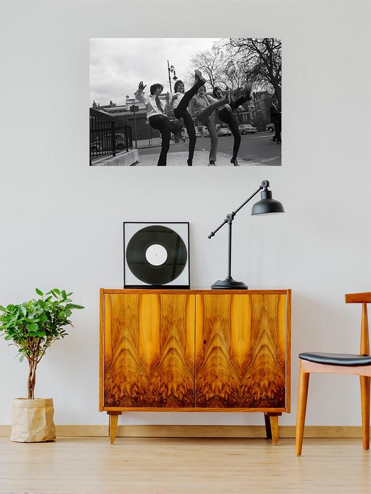 Pink Floyd Band Dancing Wall Art -Image by Shutterstock