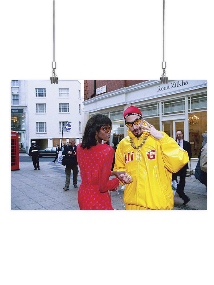 Sacha Baron Cohen Naomi Campbell Wall Art -Image by Shutterstock