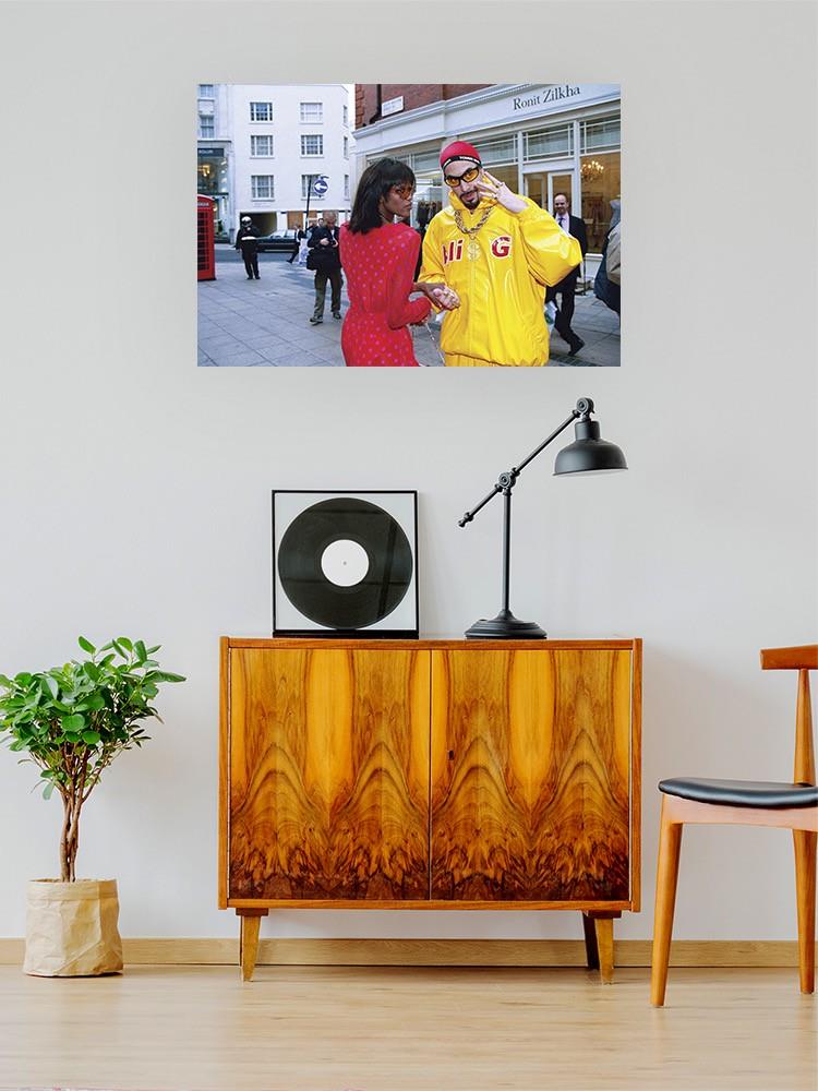 Sacha Baron Cohen Naomi Campbell Wall Art -Image by Shutterstock