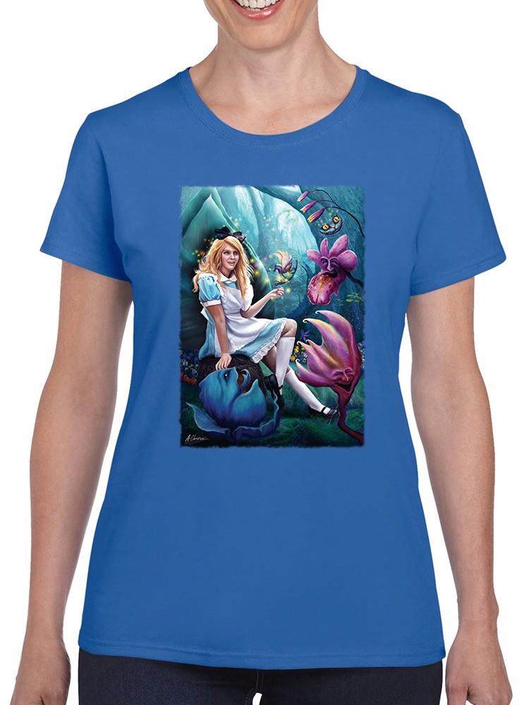 Woman In A Wonder Land T-shirt -Anthony Chirstou Designs