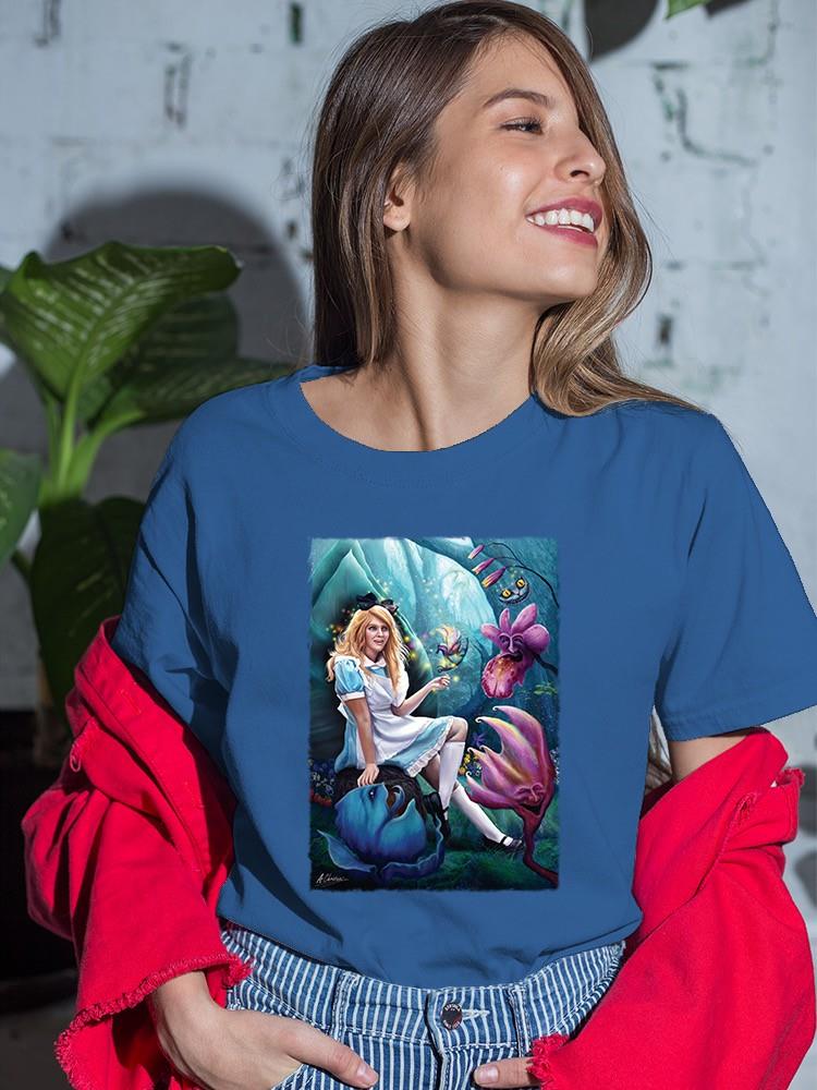 Woman In A Wonder Land T-shirt -Anthony Chirstou Designs
