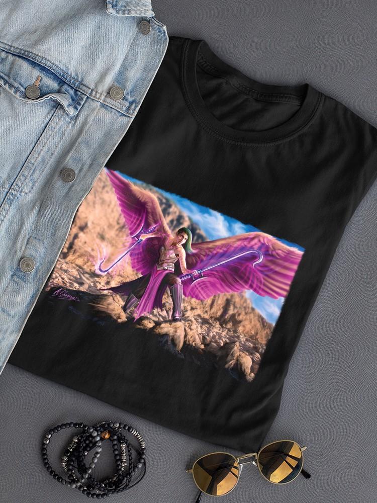 Angel Of Battle T-shirt -Anthony Chirstou Designs
