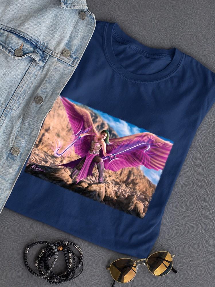 Angel Of Battle T-shirt -Anthony Chirstou Designs