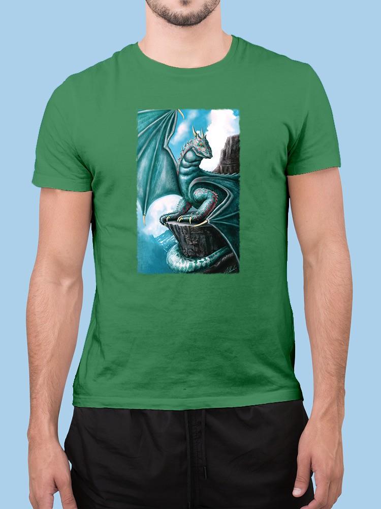 Luminous Blue Dragon T-shirt -Anthony Chirstou Designs