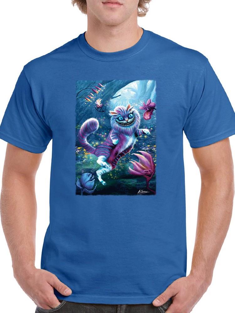 Rainbow Cat In Wonder Land T-shirt -Anthony Chirstou Designs