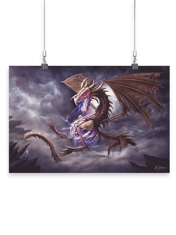 Glowing Dragon Wall Art -Anthony Chirstou Designs
