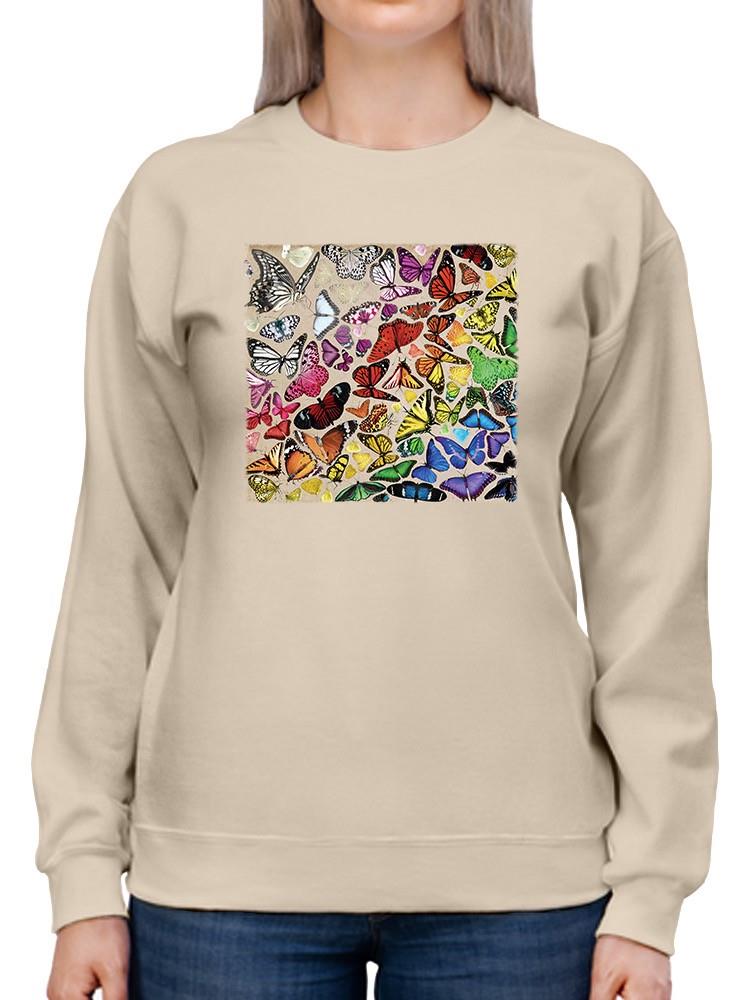 Cluster Of Butterflies Sweatshirt -Anthony Chirstou Designs