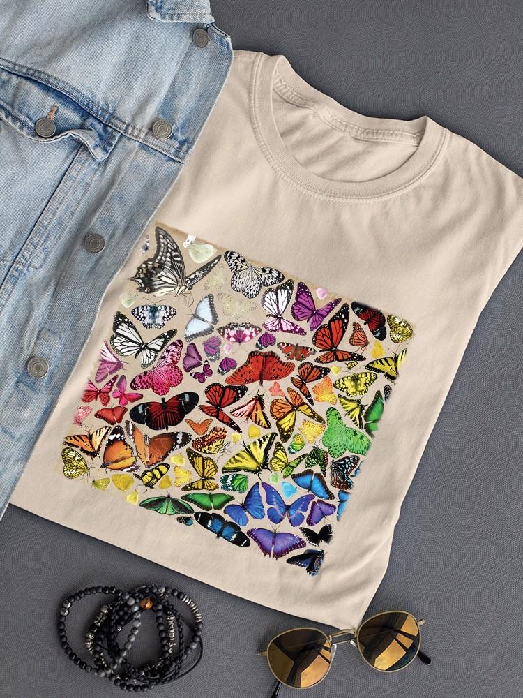 Cluster Of Butterflies T-shirt -Anthony Chirstou Designs