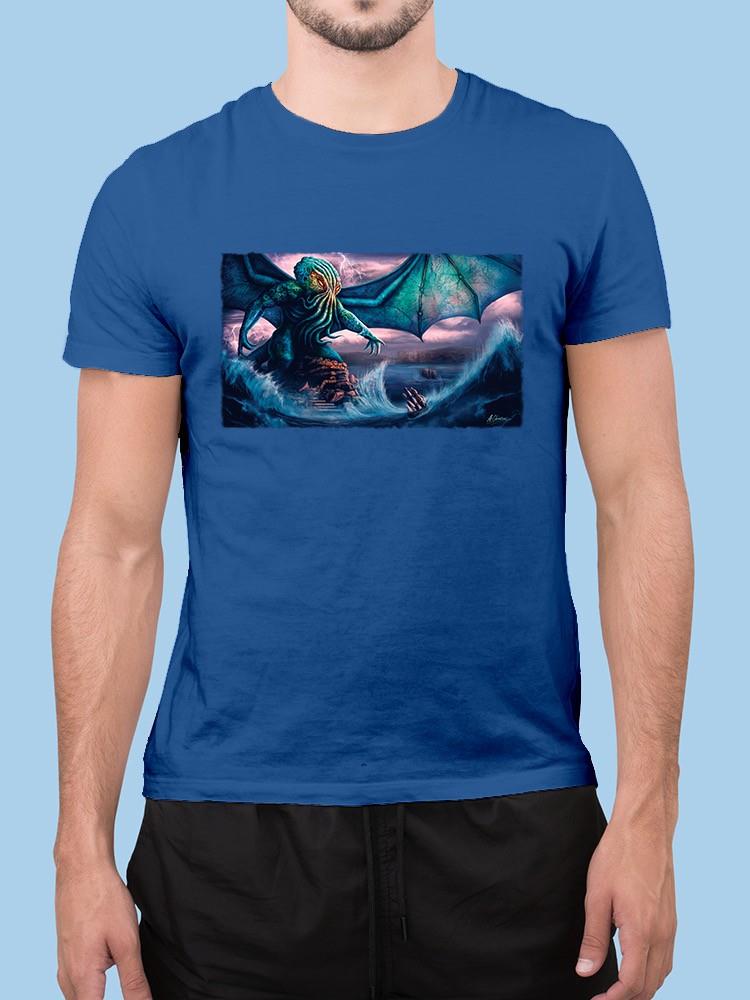 Monster At Sea T-shirt -Anthony Chirstou Designs
