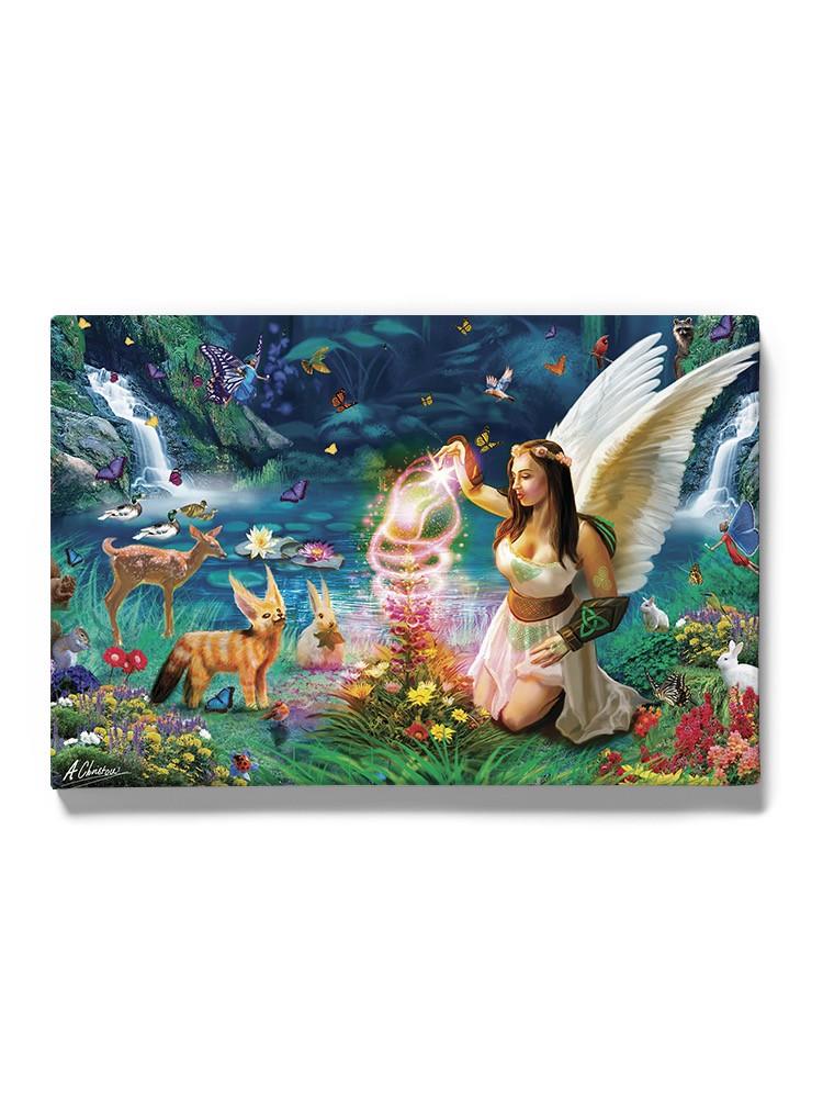 Fairy In Nature Wall Art -Anthony Chirstou Designs