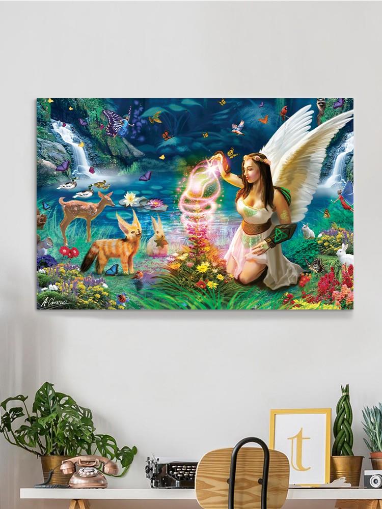 Fairy In Nature Wall Art -Anthony Chirstou Designs