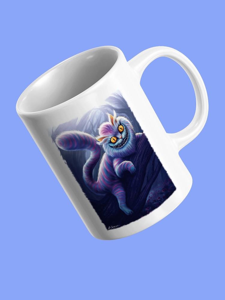 Rainbow Cat On A Branch Mug -Anthony Chirstou Designs