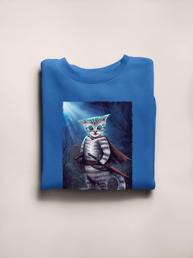 Cat Knight Sweatshirt -Anthony Chirstou Designs