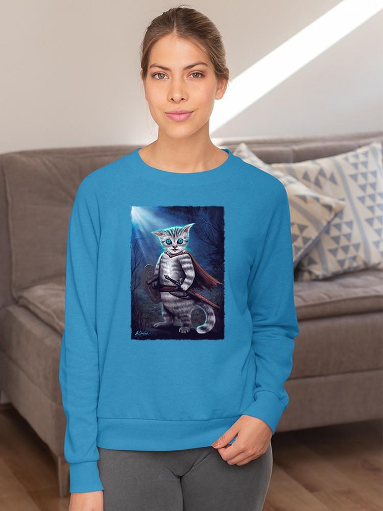 Cat Knight Sweatshirt -Anthony Chirstou Designs