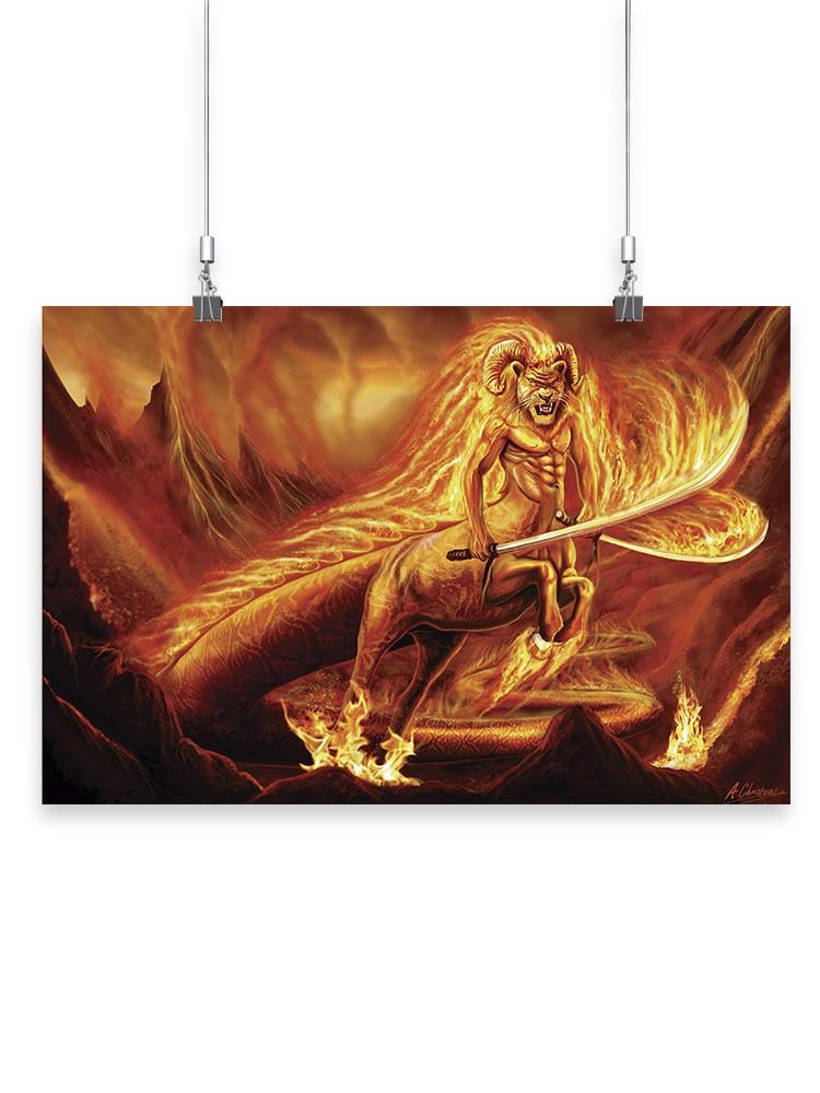 Fire Deity Wall Art -Anthony Chirstou Designs