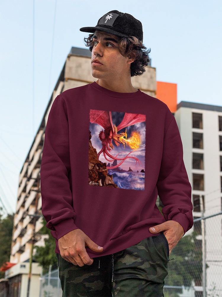 Fire Enkavma Dragon Sweatshirt -Anthony Chirstou Designs