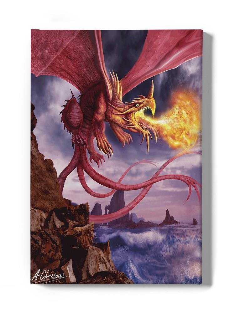 Fire Enkavma Dragon Wall Art -Anthony Chirstou Designs