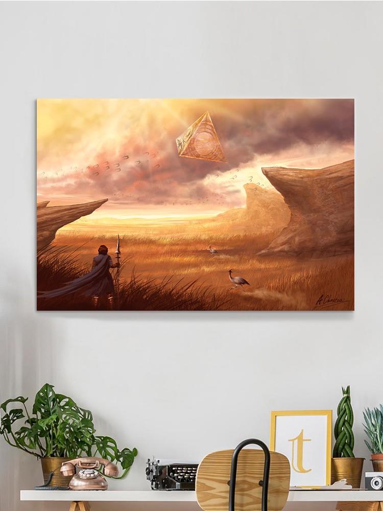 Hovering Pyramid Wall Art -Anthony Chirstou Designs