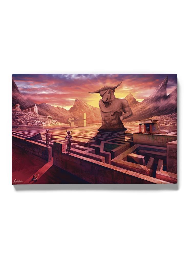 Labyrinth And The Sunset Wall Art -Anthony Chirstou Designs