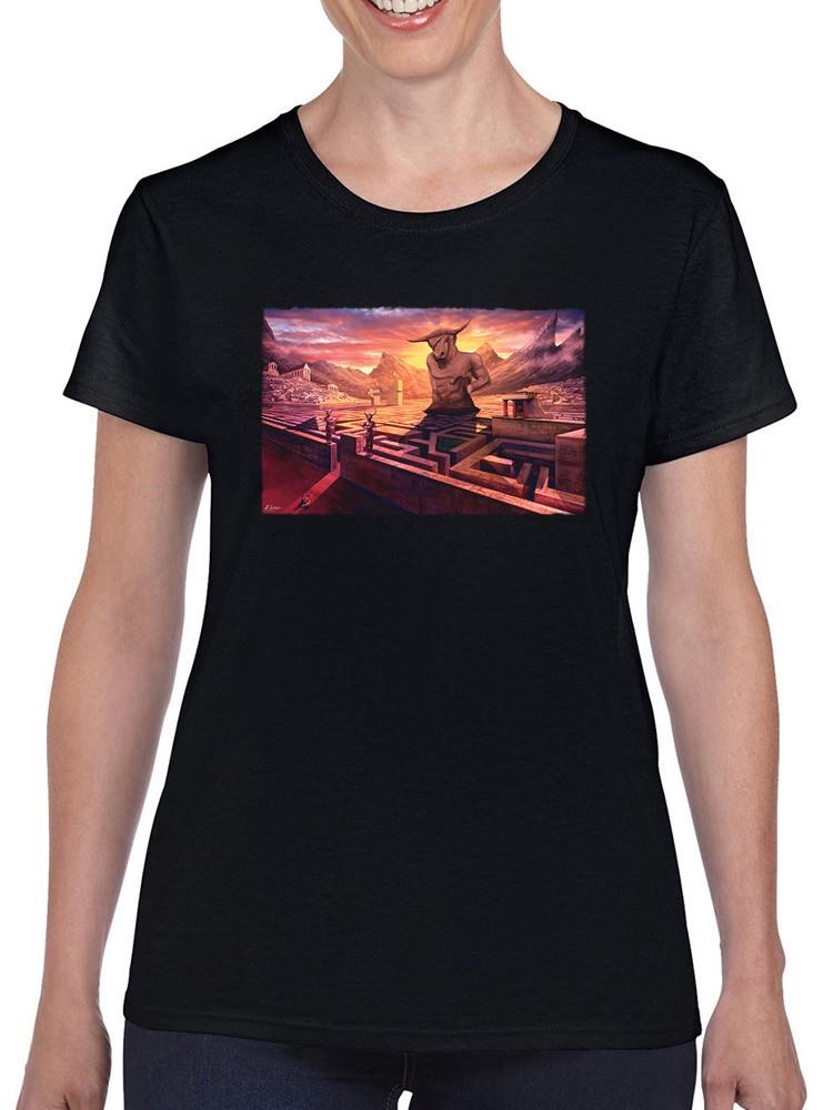 Labyrinth And The Sunset T-shirt -Anthony Chirstou Designs