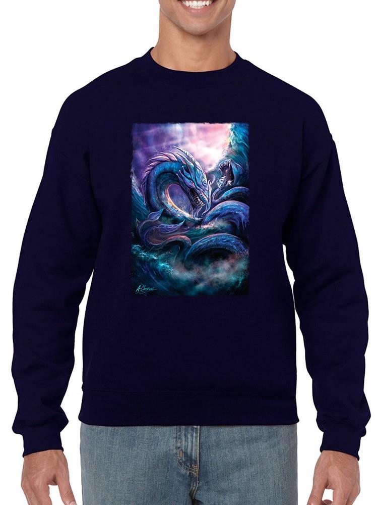 Leviathan Dragon Sweatshirt -Anthony Chirstou Designs