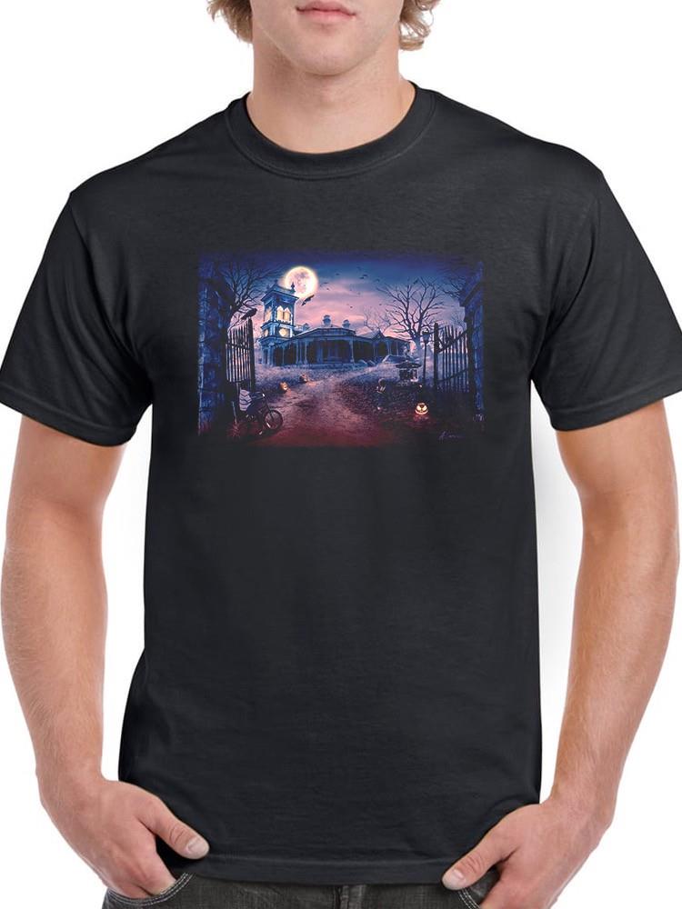 Halloween Mansion T-shirt -Anthony Chirstou Designs