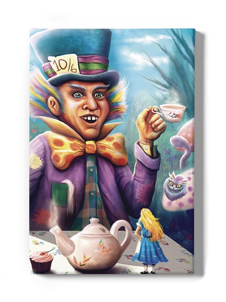 Colorful Man Having Tea Wall Art -Anthony Chirstou Designs