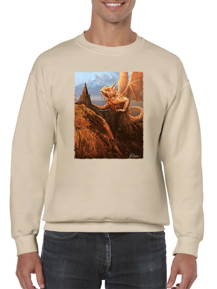 Petra Rock Dragon. Sweatshirt -Anthony Chirstou Designs