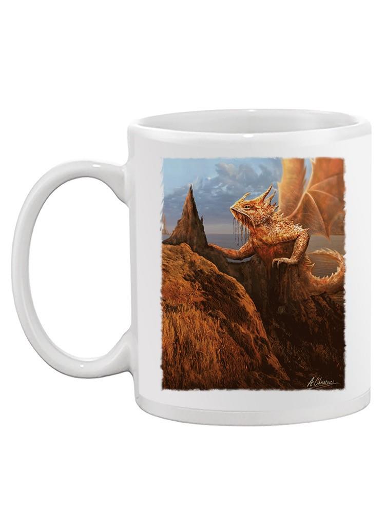 Petra Rock Dragon Mug -Anthony Chirstou Designs