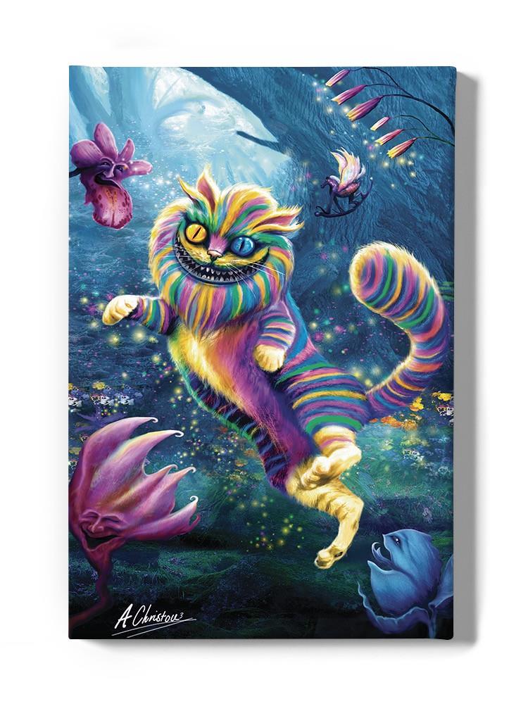 Rainbow Cat Wall Art -Anthony Chirstou Designs