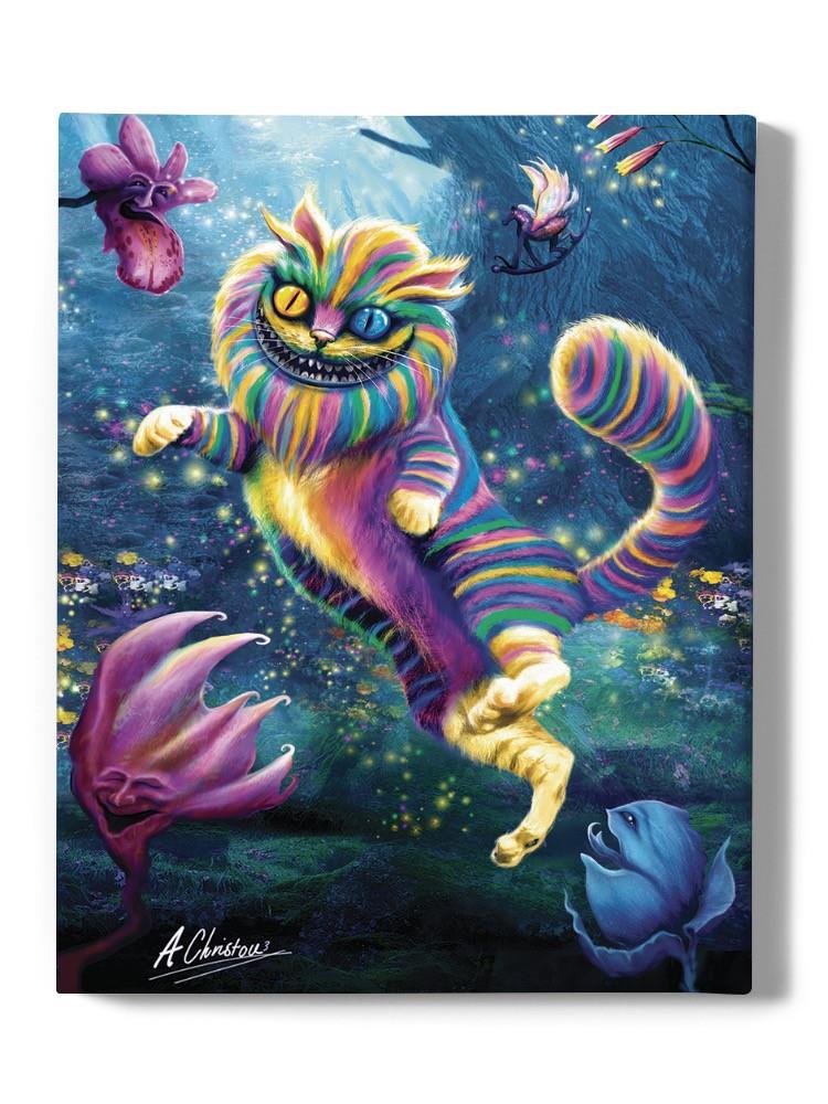Rainbow Cat Wall Art -Anthony Chirstou Designs