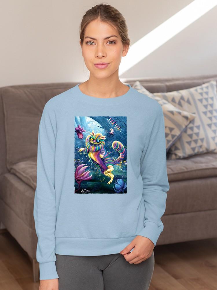 Rainbow Cat Sweatshirt -Anthony Chirstou Designs
