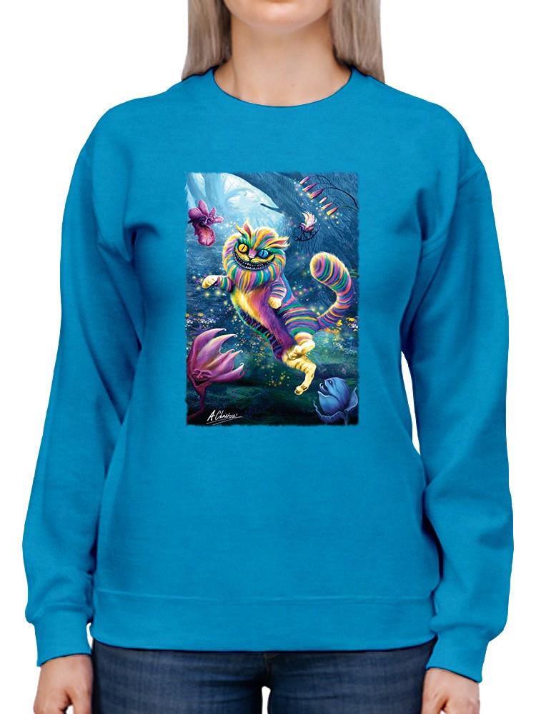 Rainbow Cat Sweatshirt -Anthony Chirstou Designs