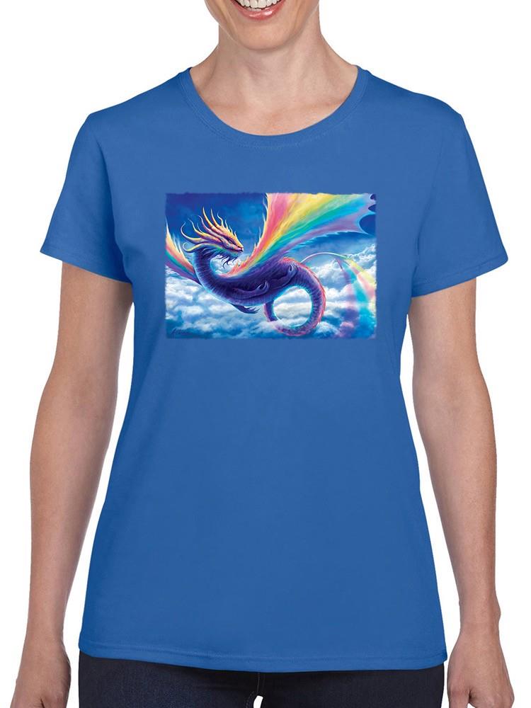 Flying Rainbow Dragon T-shirt -Anthony Chirstou Designs