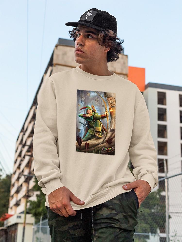 Hunter In Green Sweatshirt -Anthony Chirstou Designs