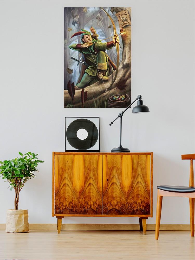Hunter In Green Wall Art -Anthony Chirstou Designs