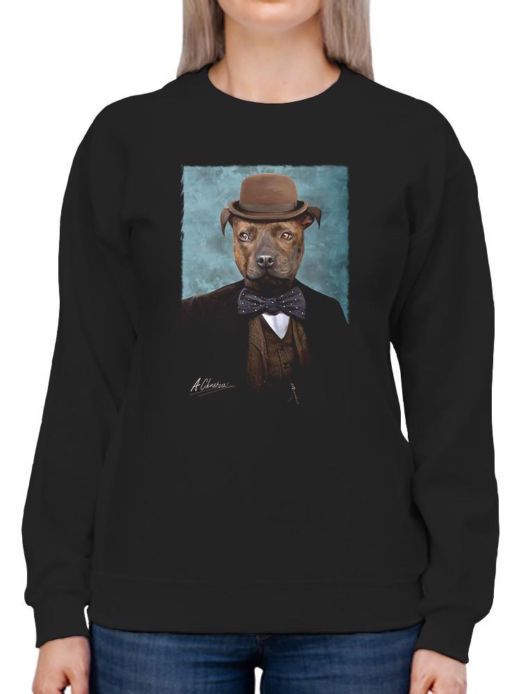 Sir Edmund The Bulldog Sweatshirt -Anthony Chirstou Designs