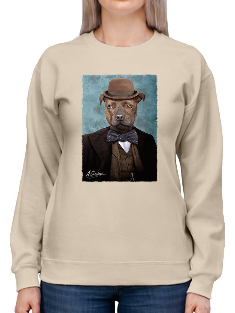 Sir Edmund The Bulldog Sweatshirt -Anthony Chirstou Designs