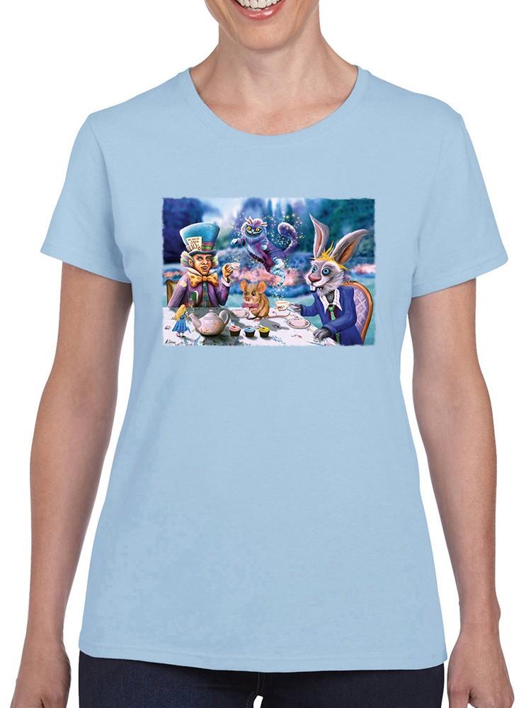 Wonderous Tea Party T-shirt -Anthony Chirstou Designs