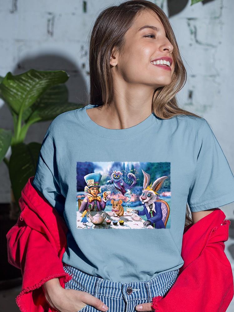 Wonderous Tea Party T-shirt -Anthony Chirstou Designs