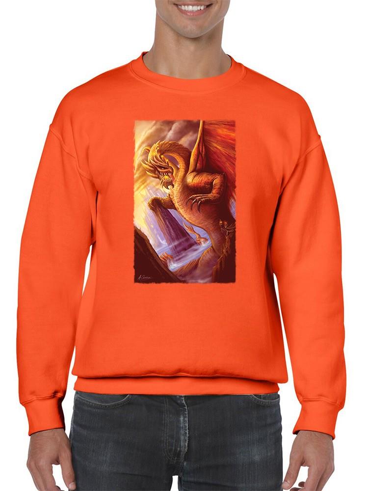 Red Dragon Titan Sweatshirt -Anthony Chirstou Designs