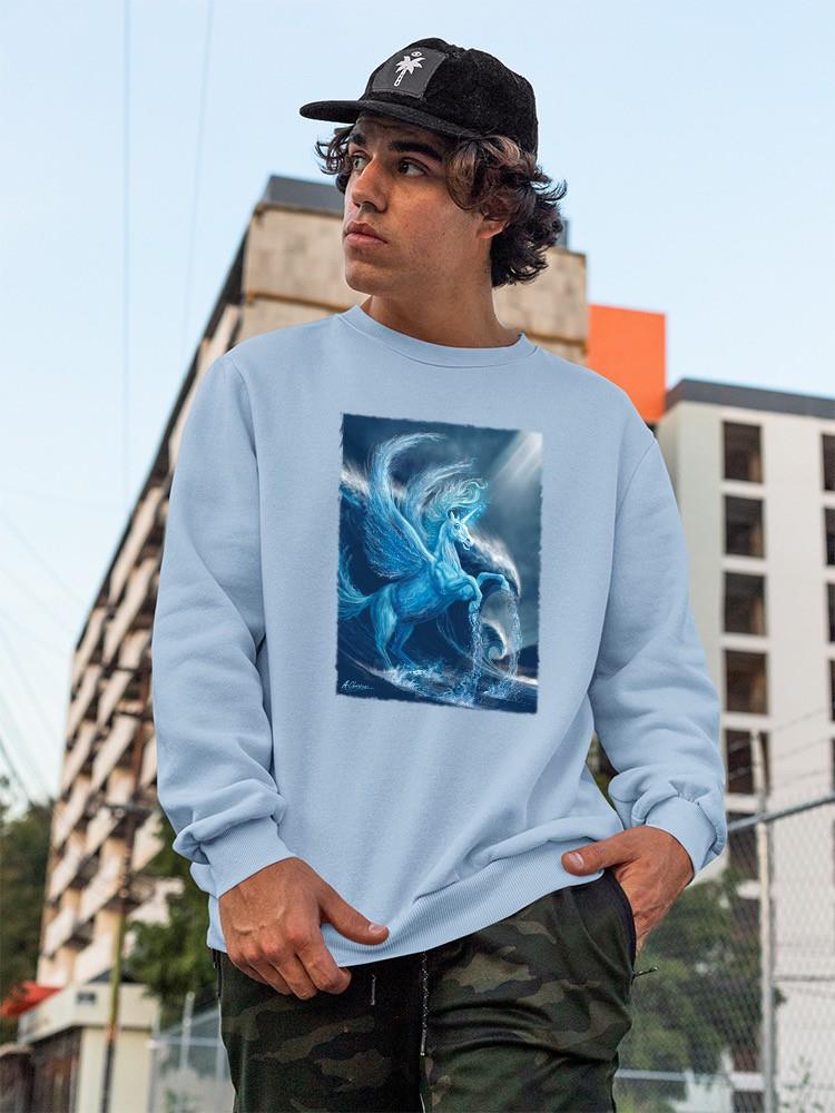 Water Pegasus Sweatshirt -Anthony Chirstou Designs