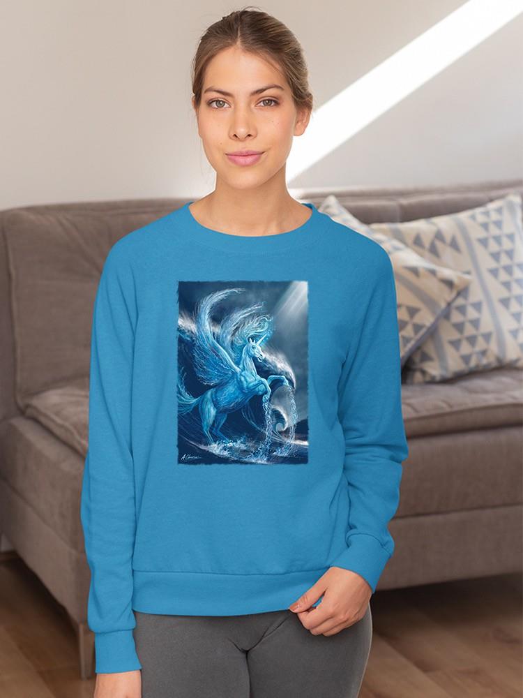 Water Pegasus Sweatshirt -Anthony Chirstou Designs