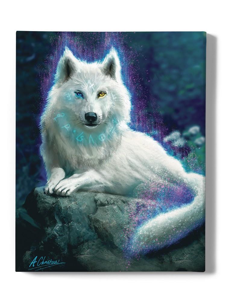 Luminous Wolf Wall Art -Anthony Chirstou Designs