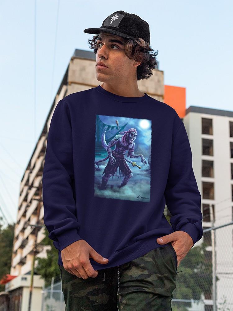 Zombie Pirate Sweatshirt -Anthony Chirstou Designs