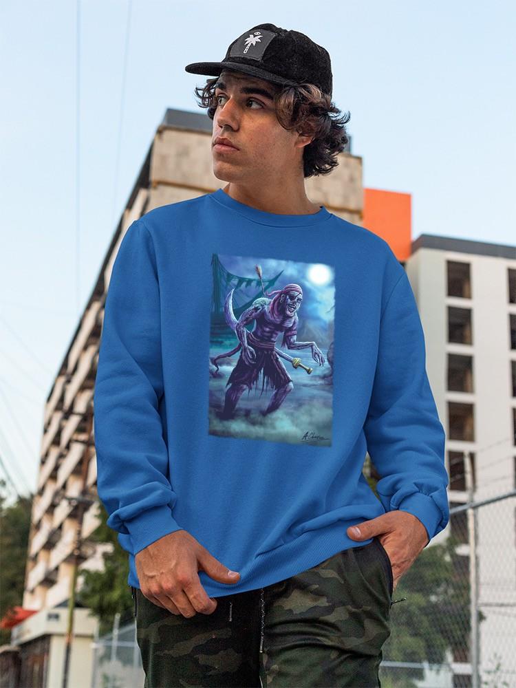 Zombie Pirate Sweatshirt -Anthony Chirstou Designs
