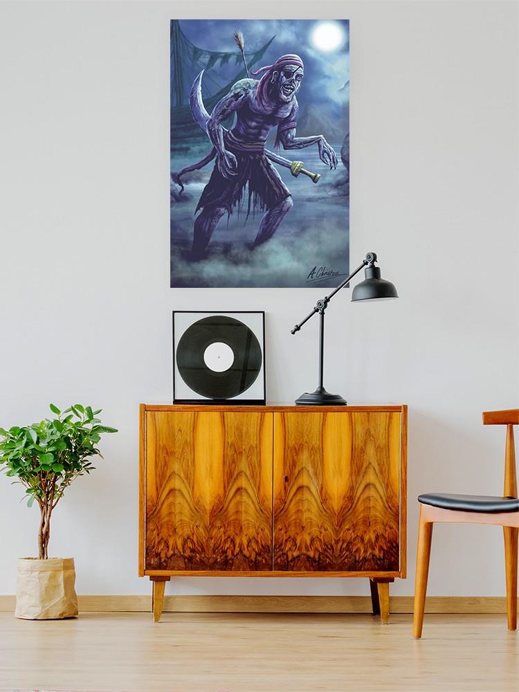 Zombie Pirate Wall Art -Anthony Chirstou Designs