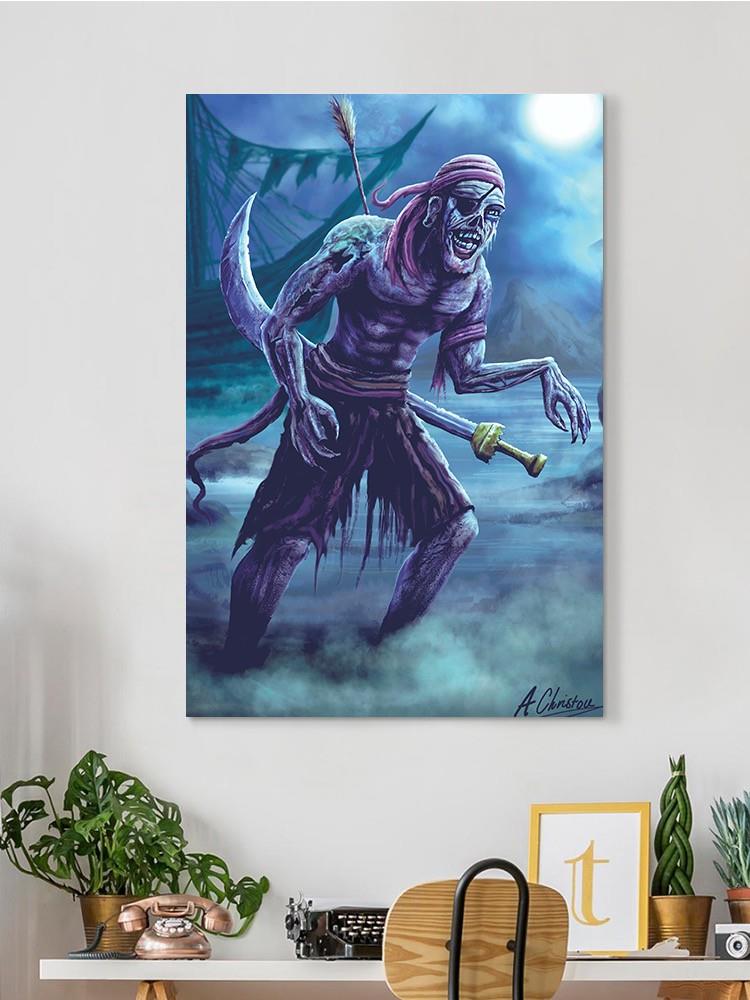 Zombie Pirate Wall Art -Anthony Chirstou Designs