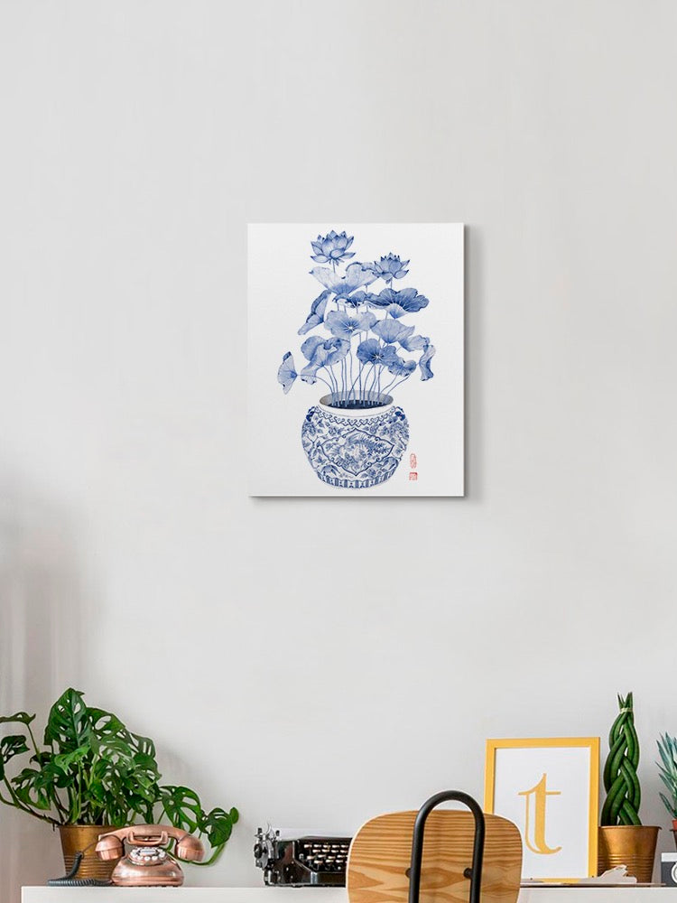 Blue And White Chinoiserie Wall Art -Gabby Malpas Designs